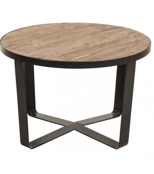 Table basse ronde en bois OSEN 80 cm