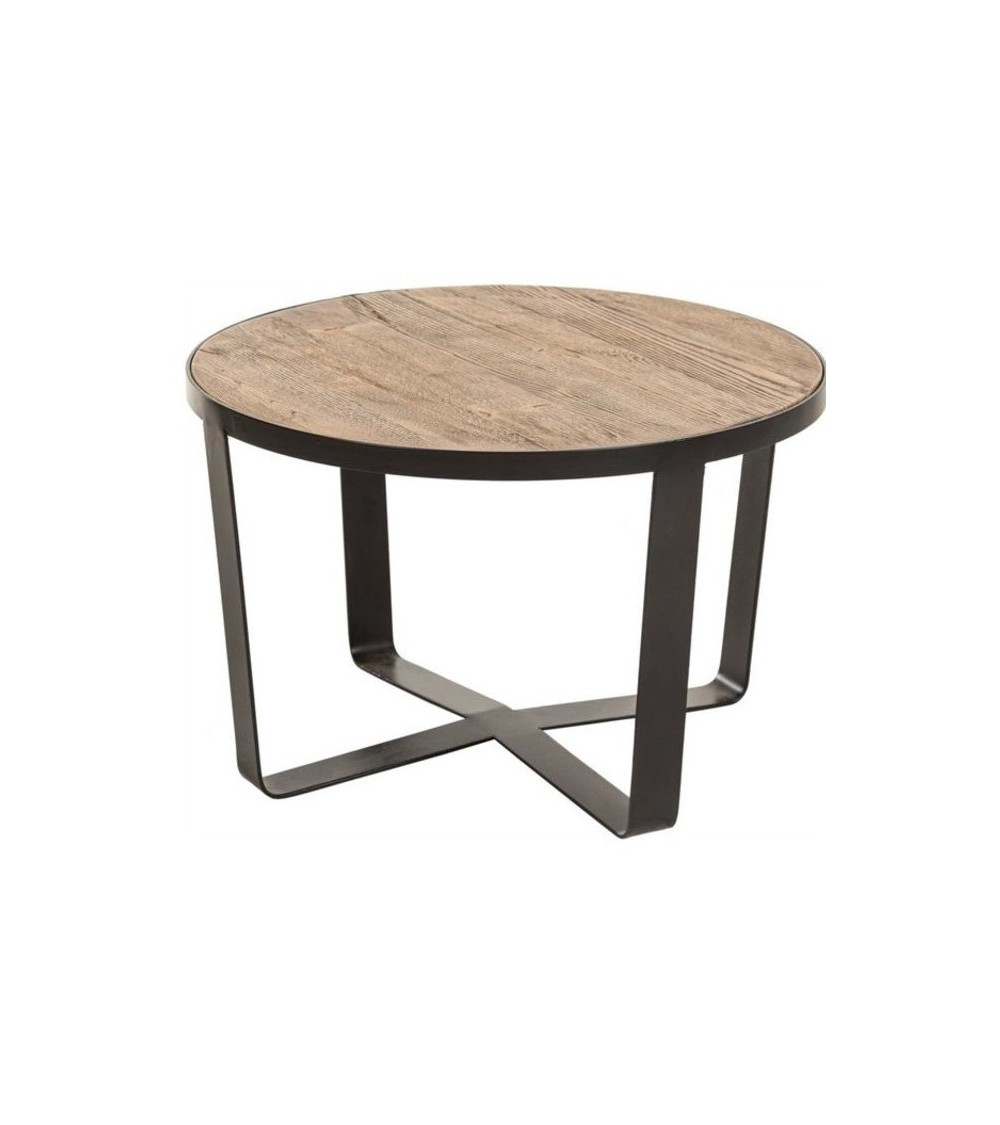 Table basse ronde en bois OSEN 80 cm