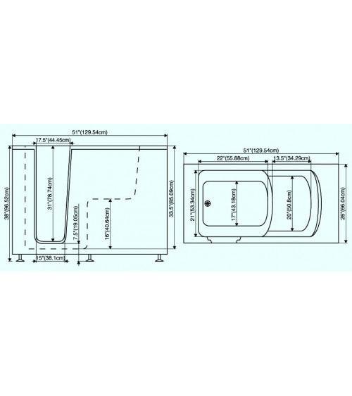 Porta bagno KLEIDO 147,5 x 76 x 85 cm