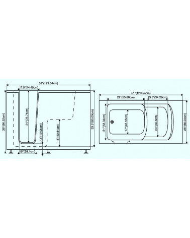 Porta bagno KLEIDO 147,5 x 76 x 85 cm