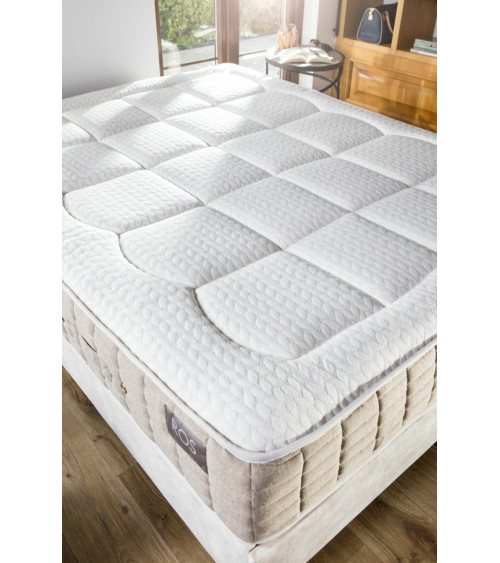 Matelas orthopédique double à ressorts ensachés LOLA ROS 160x200 cm