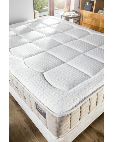 Matelas orthopédique double à ressorts ensachés LOLA ROS 160x200 cm