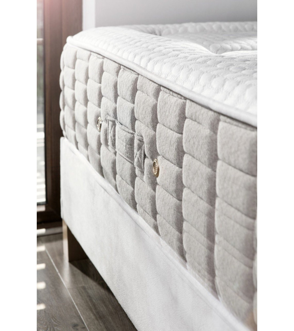 MaterassieDoghe - colchón 120x190 de muelles ensacados, altura 23 cm,  viscoelástica de 3 cm, ortopédico, 800 muelles ensacados, zonas de confort