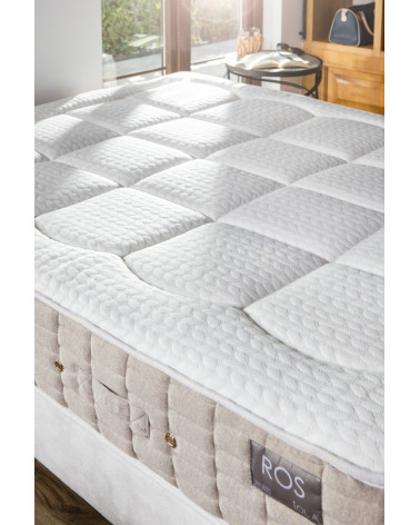 Matelas orthopédique double à ressorts ensachés LOLA ROS 160x200 cm