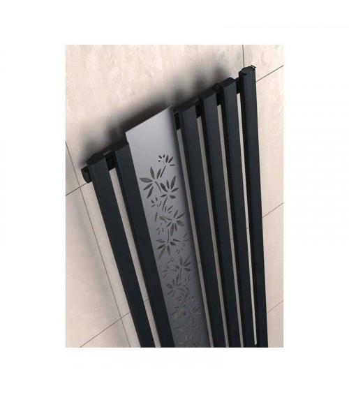 Radiateur eau chaude FLOWER noir mat en plusieurs dimensions