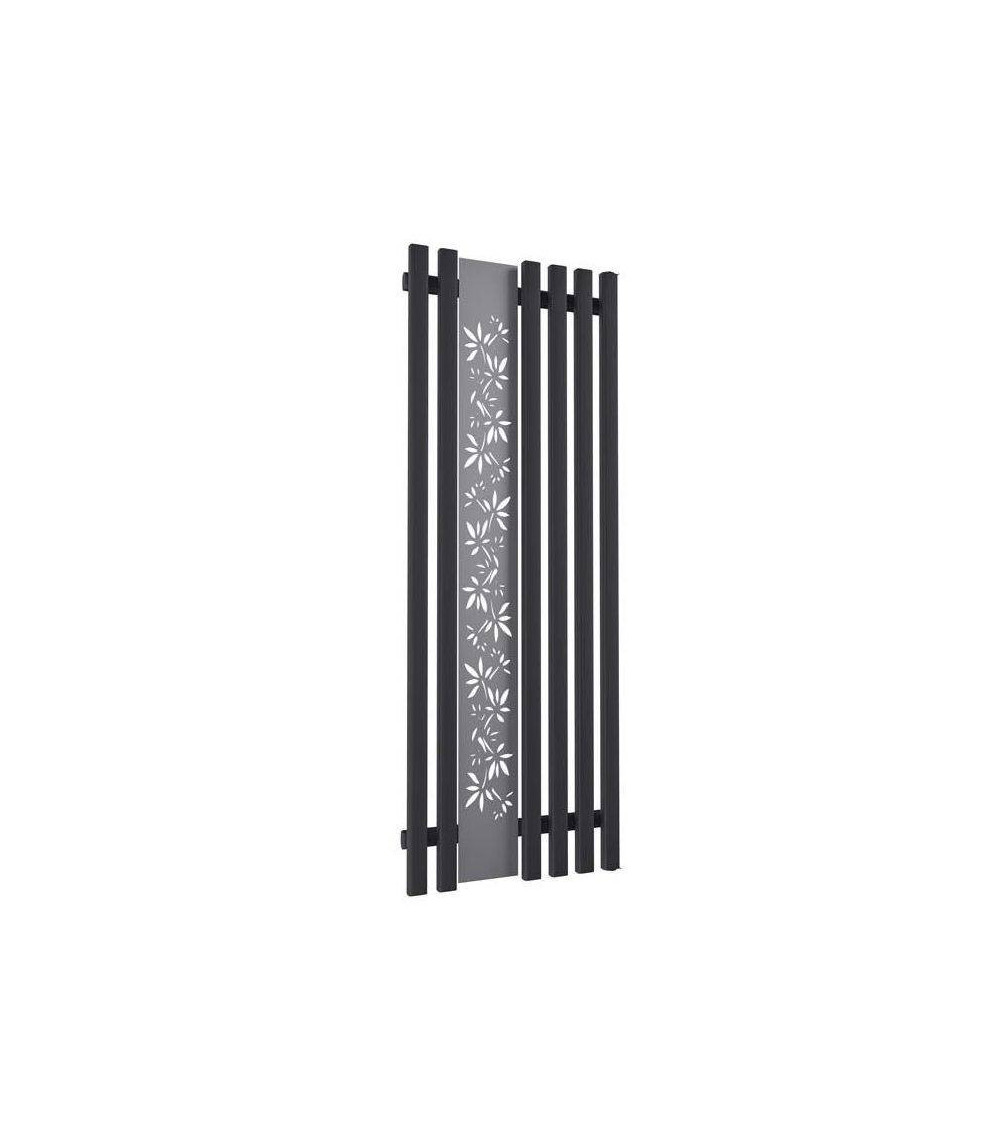 Radiateur eau chaude FLOWER noir mat en plusieurs dimensions
