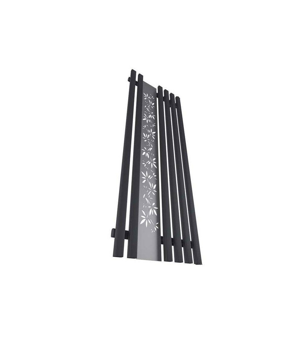 Radiateur eau chaude FLOWER noir mat en plusieurs dimensions