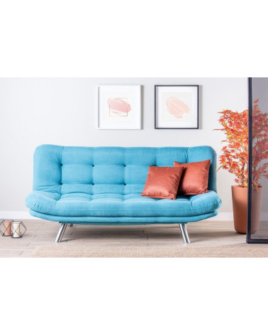 Canapé convertible MISA bleu marine