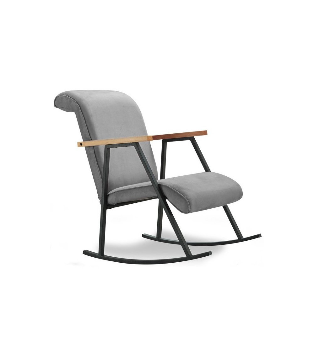 Mecedora MYRUF gris claro
