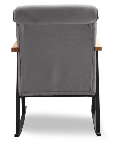 Fauteuil bergère moutarde