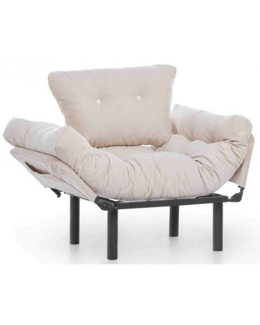 Fauteuil canapé simple convertible NITTA en plusieurs couleurs