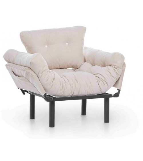 Fauteuil canapé simple convertible NITTA en plusieurs couleurs