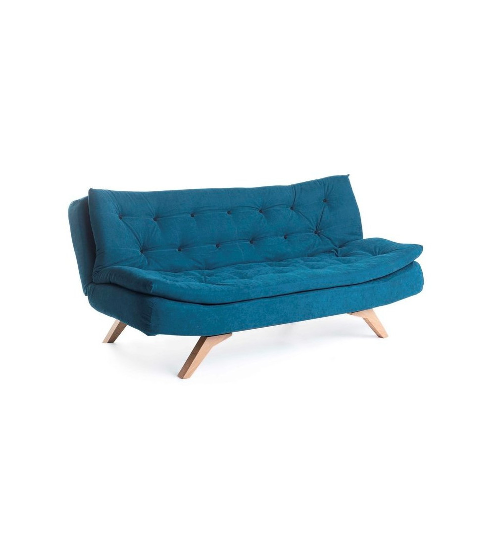 Canapé triple convertible SALLY 194x90 cm bleu pétrole Canapé triple convertible SALLY 194x90 cm bleu pétrole