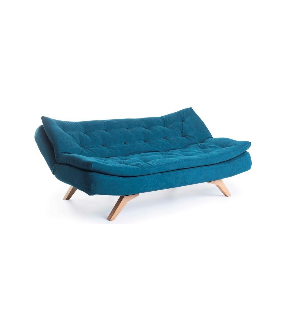 Canapé triple convertible SALLY 194x90 cm bleu pétrole Canapé triple convertible SALLY 194x90 cm bleu pétrole