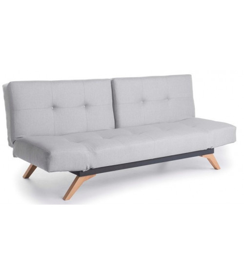 Canapé triple convertible LUKE 225x95 cm gris