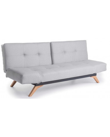 Canapé triple convertible LUKE 225x95 cm gris