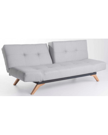 Canapé triple convertible LUKE 225x95 cm gris