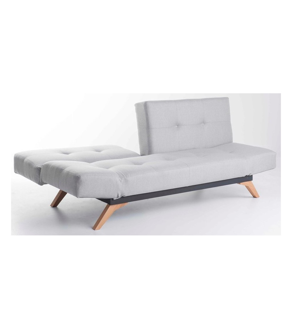 Canapé triple convertible LUKE 225x95 cm gris