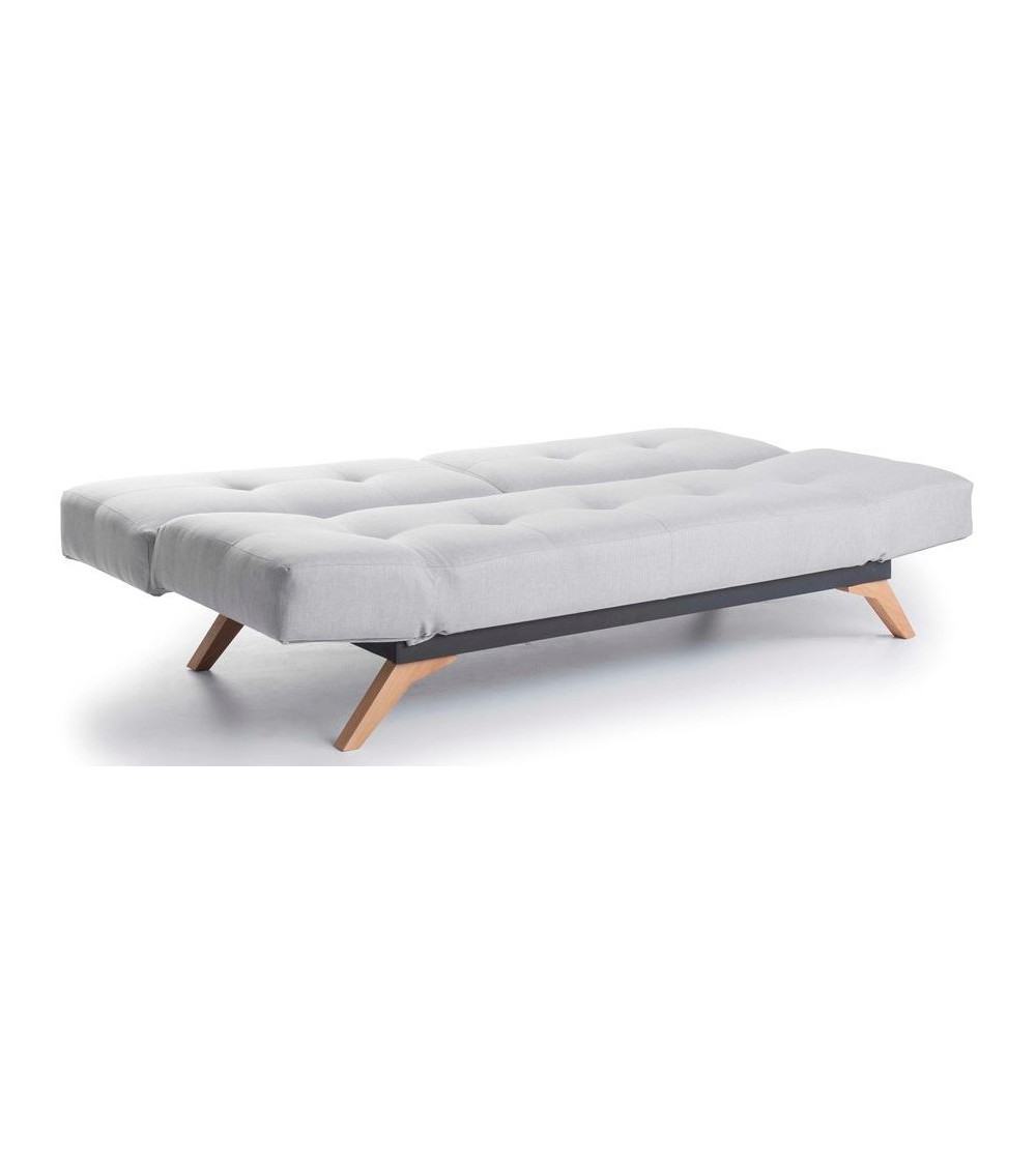 Canapé triple convertible LUKE 225x95 cm gris