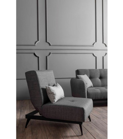 Fauteuil convertible RON gris