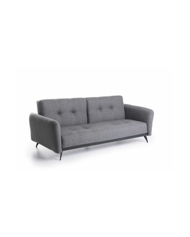 Ensemble canapé triple convertible et fauteuil convertible RON gris