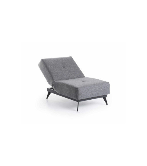 Ensemble canapé triple convertible et fauteuil convertible RON gris