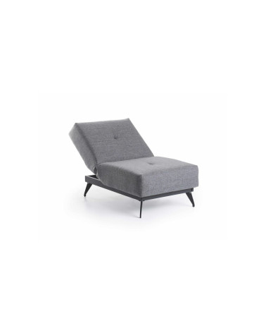 Ensemble canapé triple convertible et fauteuil convertible RON gris