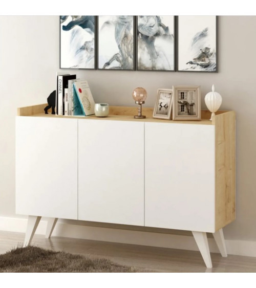 Bureau bois massif DEMAN 120 x 60 cm