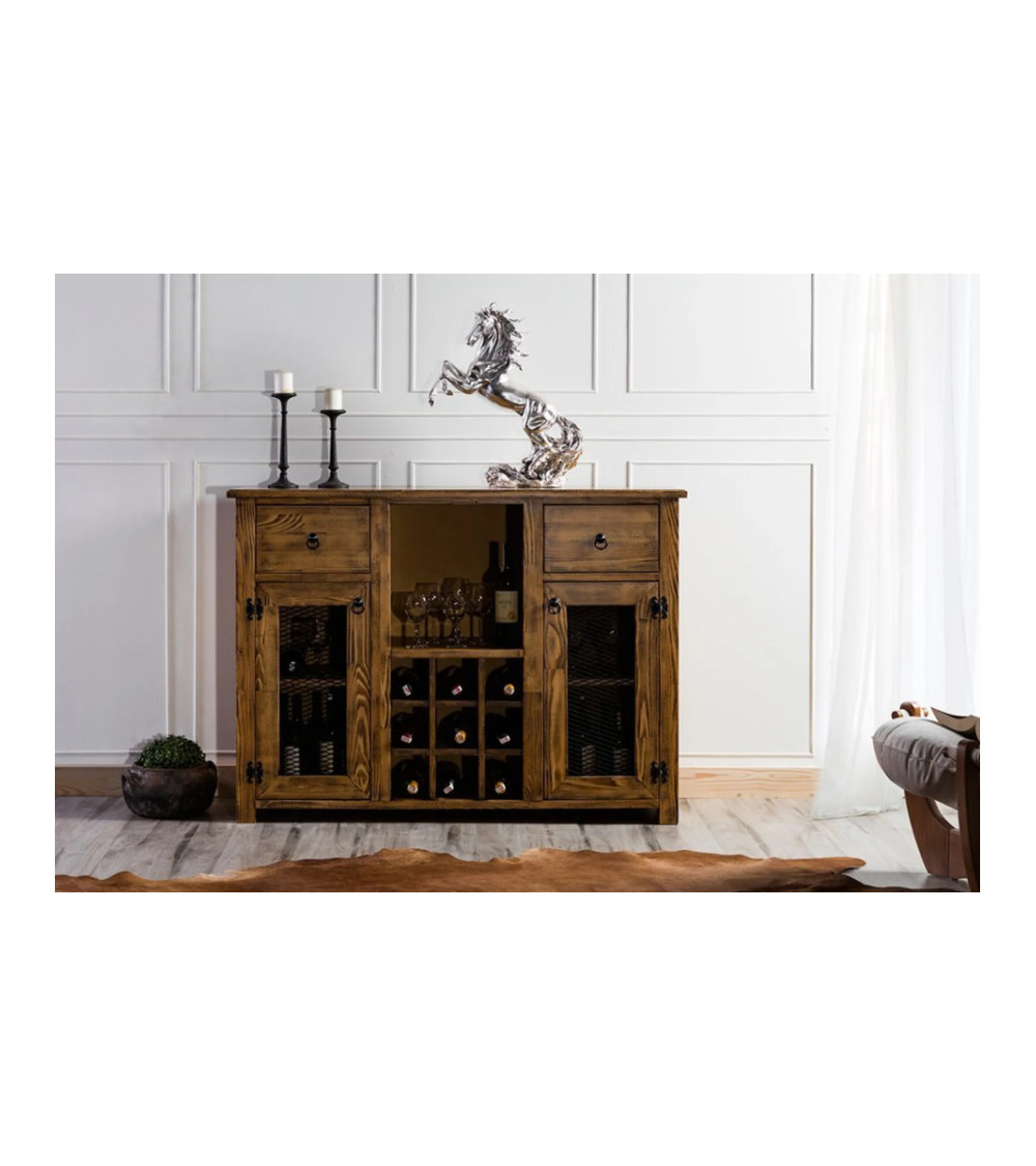 Armoire de rangement- buffet haut DE LUXE 115 x 167 cm