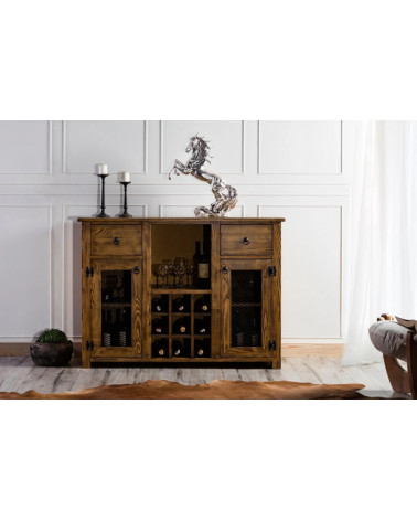 Armoire de rangement- buffet haut DE LUXE 115 x 167 cm