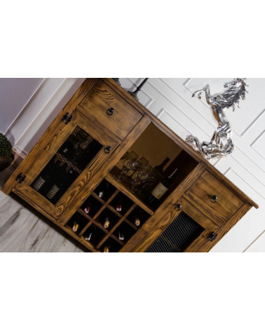 Armoire de rangement- buffet haut DE LUXE 115 x 167 cm