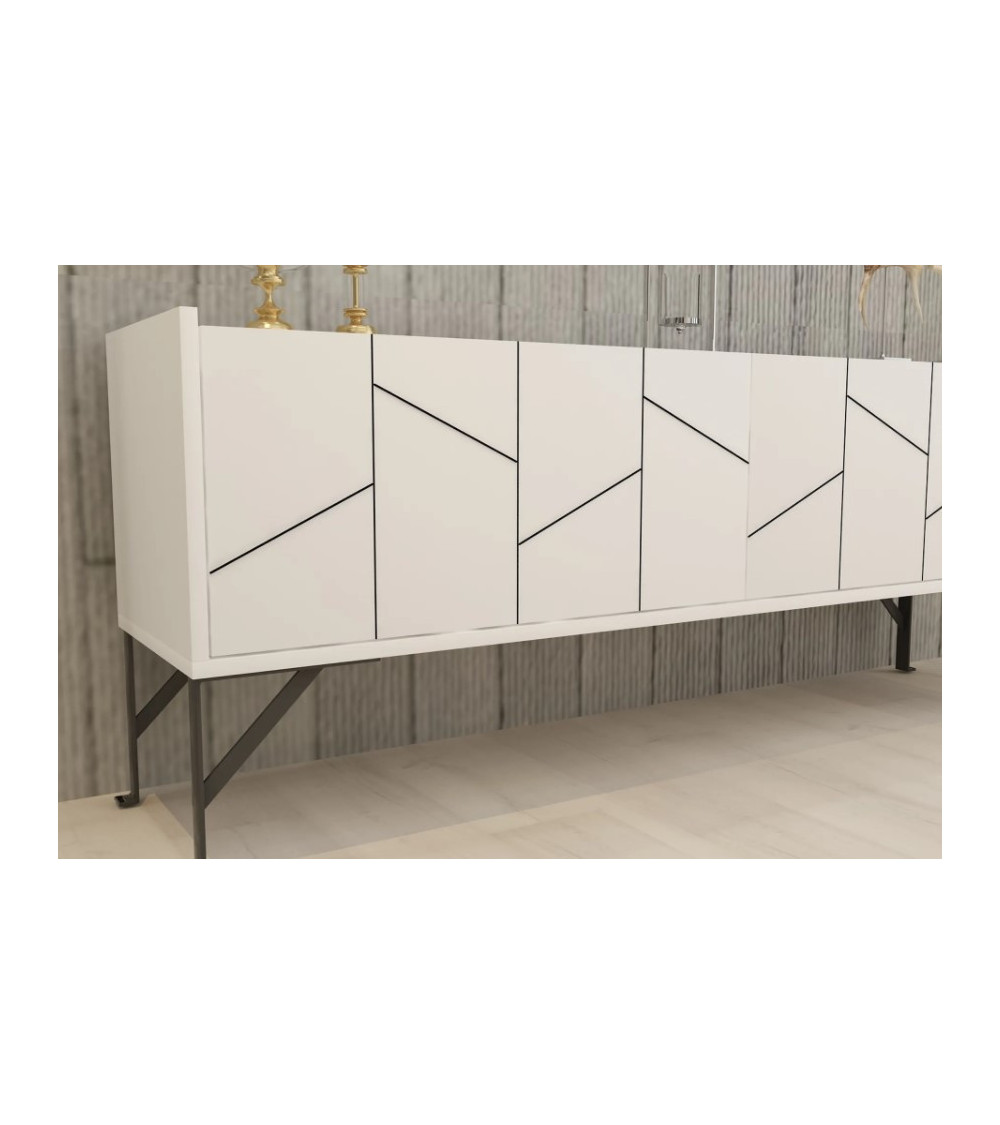 Meuble TV LUA blanc 150 cm Meuble TV LUA blanc 150 cm