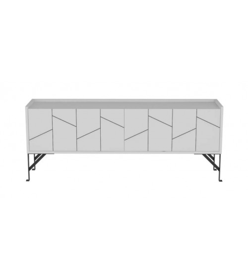 Meuble TV LUA blanc 150 cm