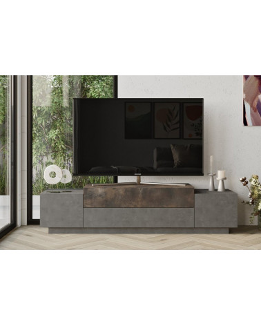 Mueble de TV FONDA bronce 140 cm