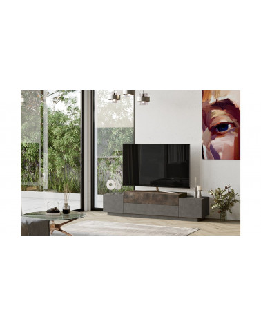 Mueble de TV FONDA bronce 140 cm