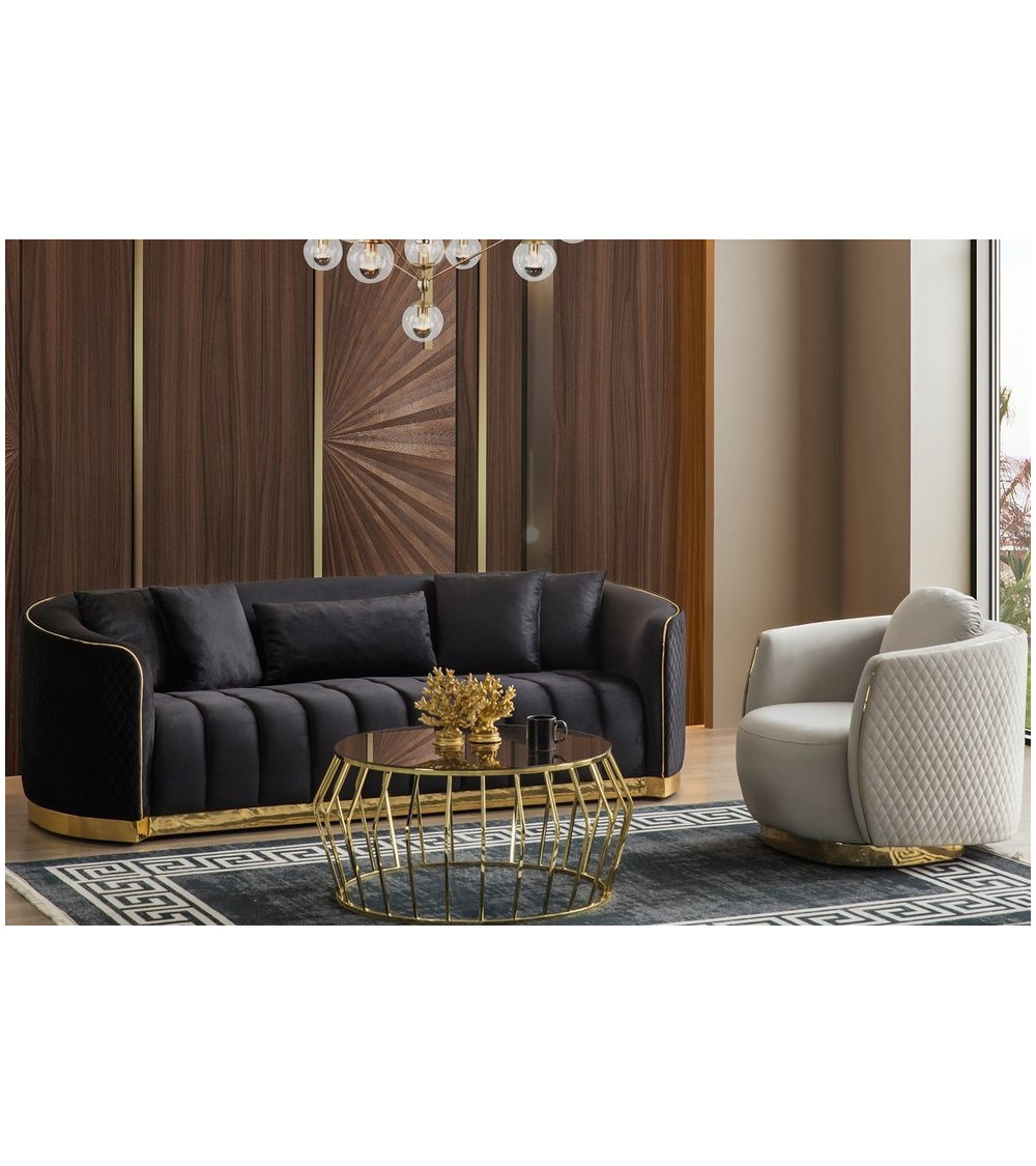 Ensemble canapé et fauteuil ARIZONA vert