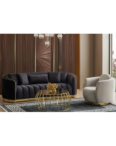 Ensemble canapé et fauteuil ARIZONA vert