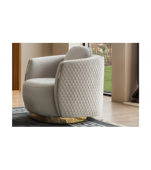 Ensemble canapé et fauteuil ARIZONA vert