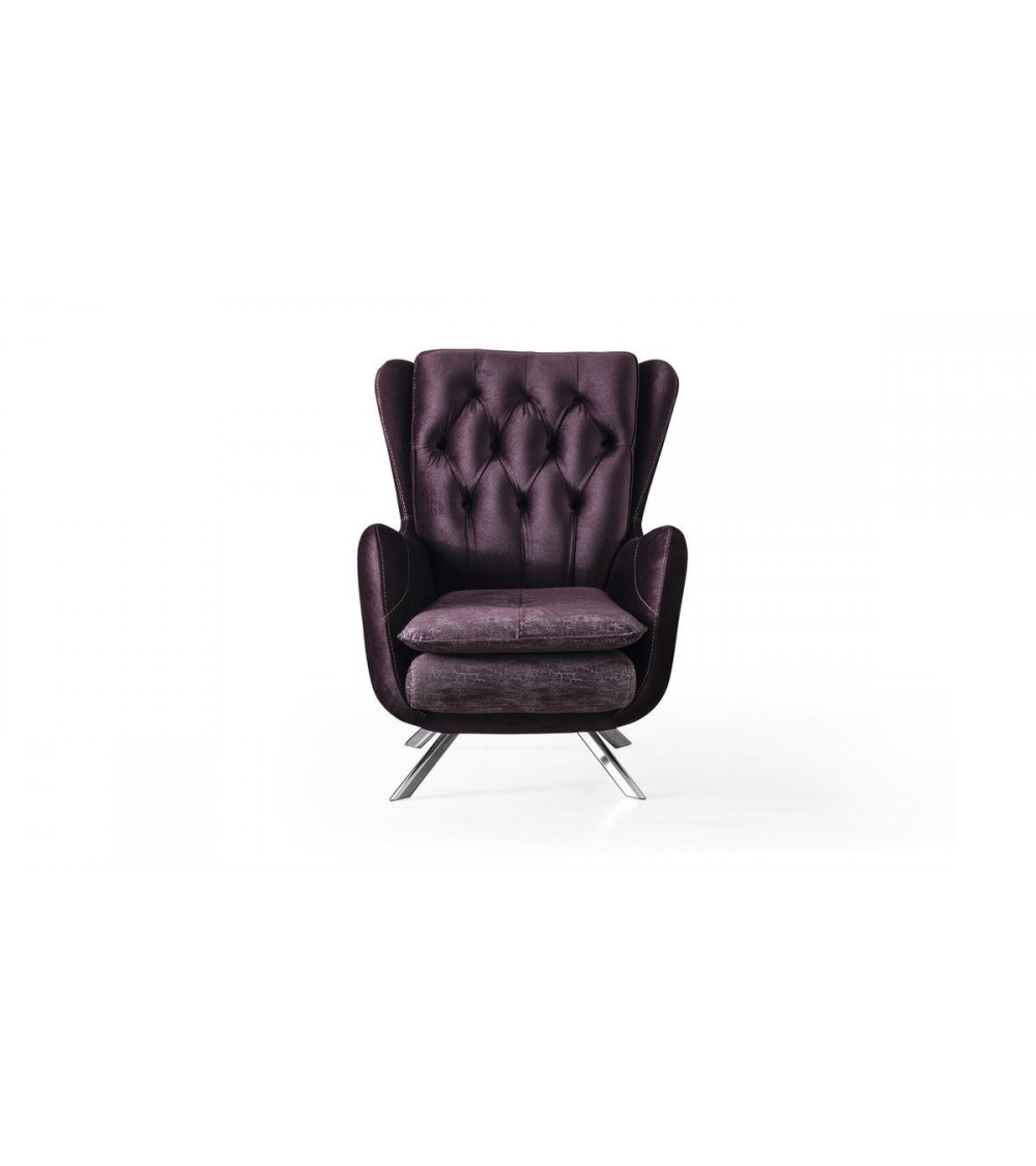 Ensemble canapé convertible 3 places et fauteuil EMERAUDE