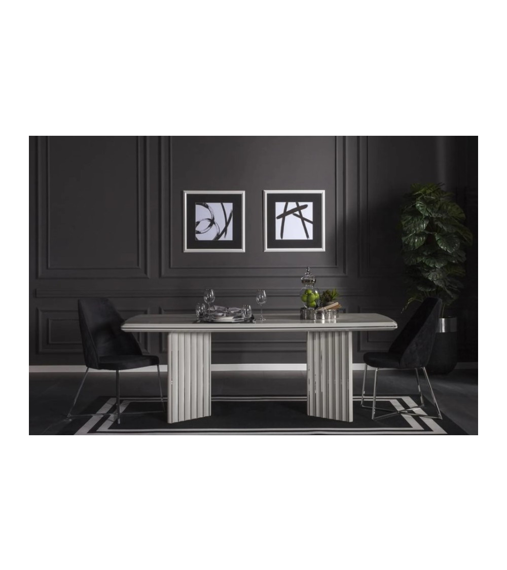 Sala da pranzo completa LAURA Gris Sala da pranzo completa LAURA Gris