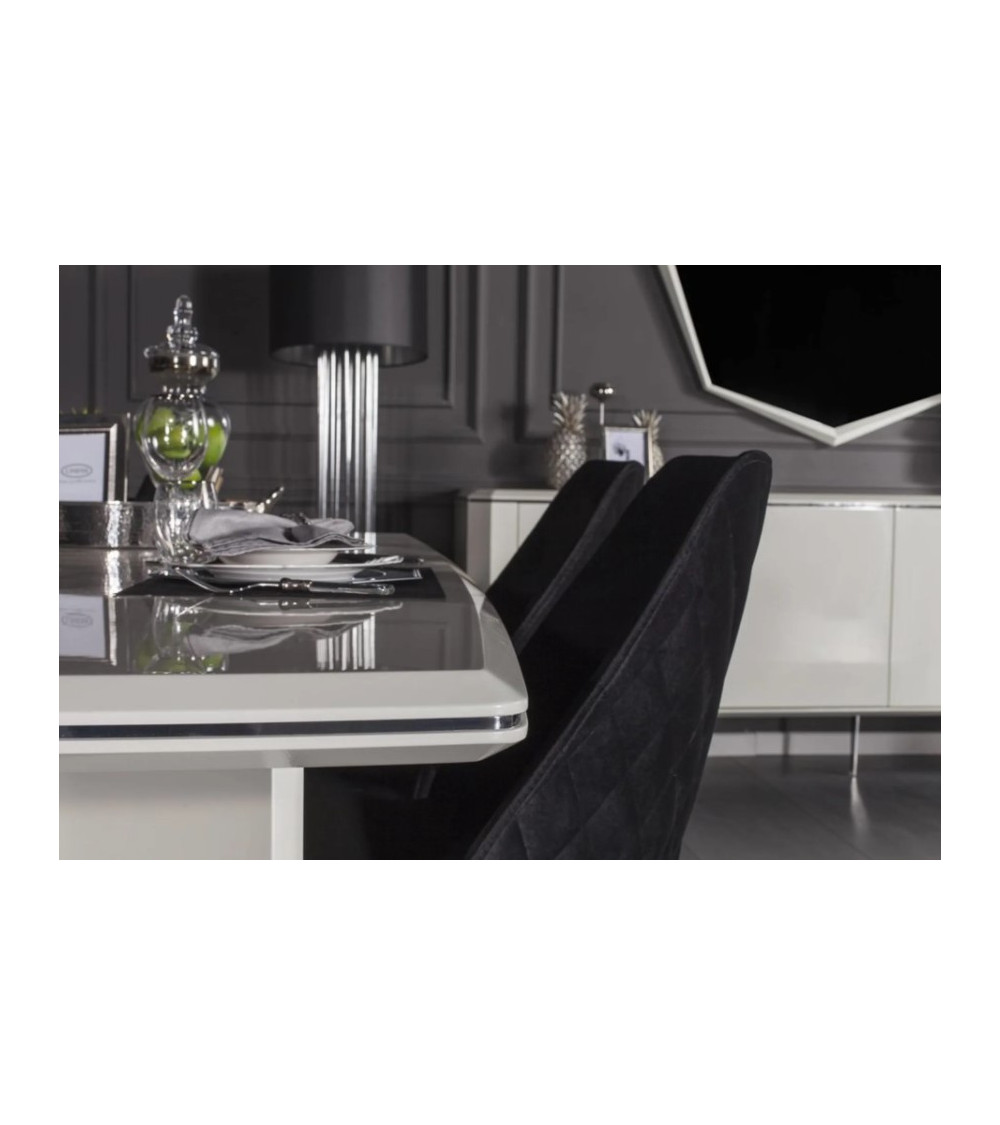 Sala da pranzo completa LAURA Gris Sala da pranzo completa LAURA Gris