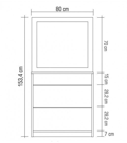 Chambre adulte complète SILVA