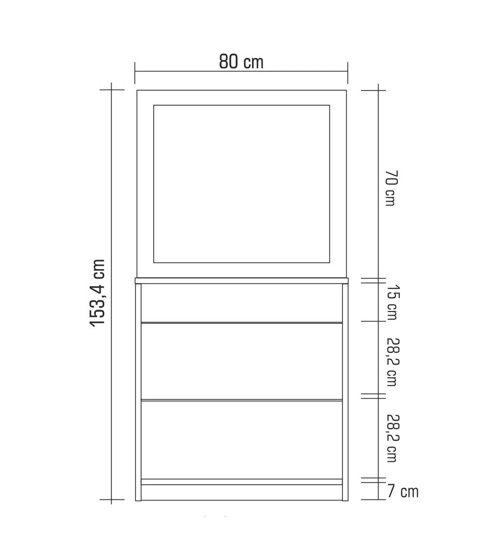 Dormitorio de adulto completo BONICA
