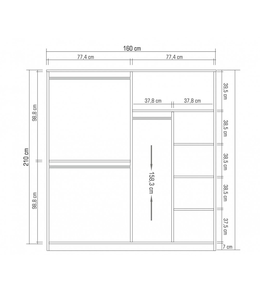 Dormitorio de adulto completo BONICA
