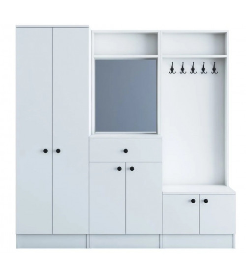 Meuble d'entrée RANI P6 blanc