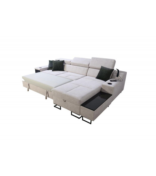 Canapé d'angle convertible ALICANTE MINI 274 x 173 cm