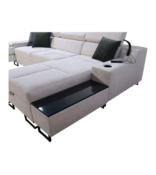 Canapé d'angle convertible ALICANTE MINI 274 x 173 cm