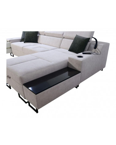 Canapé d'angle convertible ALICANTE MINI 274 x 173 cm