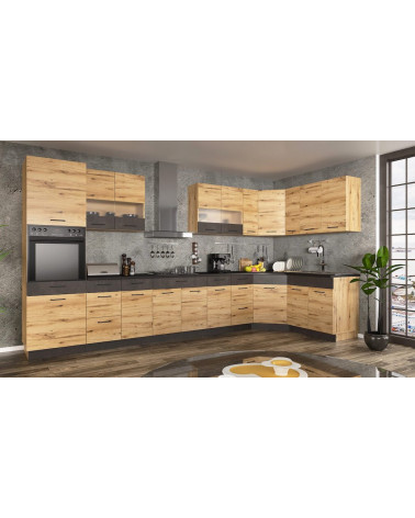 Tutti cucina ZAKAN 480 cm con isola 200 cm