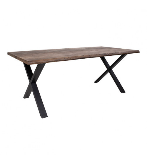 Mesa de comedor TOULON roble gris humo 140x95 cm